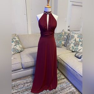 Elegant long backless dress. From A’gaci. Never been worn.
